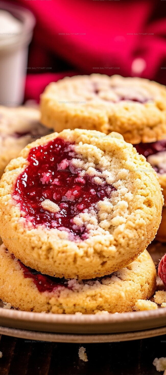 Ingredients for Raspberry Crumble Cookies