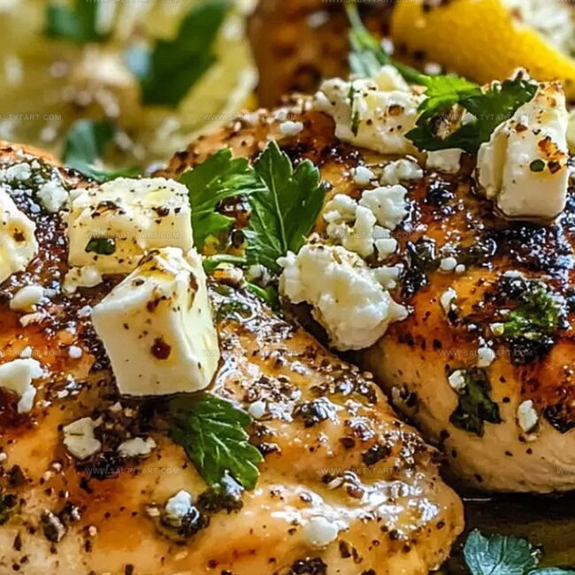 Greek Chicken With Lemon And Feta Bursting With Flavor