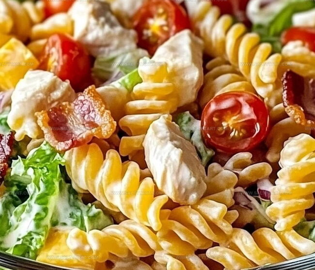 Step-By-Step Club Sandwich Pasta Salad Preparation
