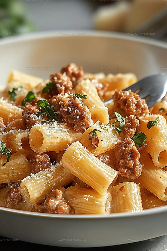Flavor Variations To Refresh Creamy Sausage Rigatoni