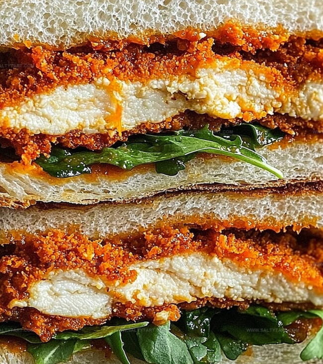 Crunchy Chicken Romesco Sandwich Packed With Flavor