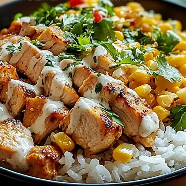 Street Corn Chicken Rice Bowl Highlights