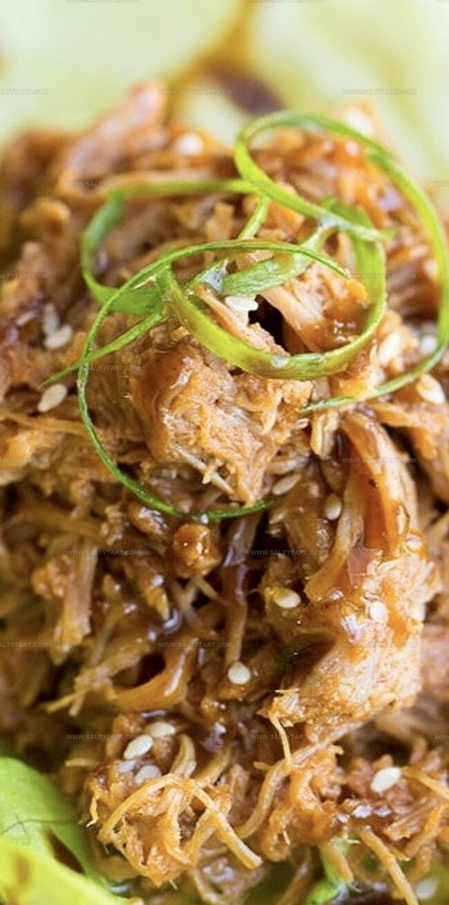 Korean Lettuce Wraps Made in Slow Cooker