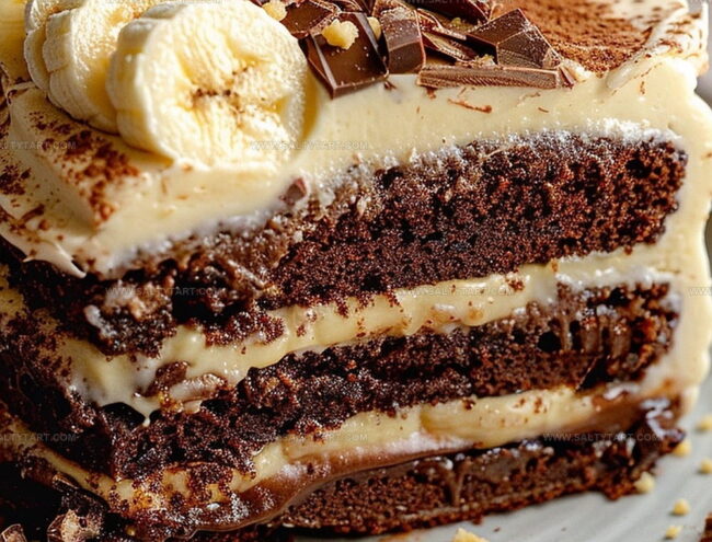 How to Bake a Double Chocolate Banana Cake