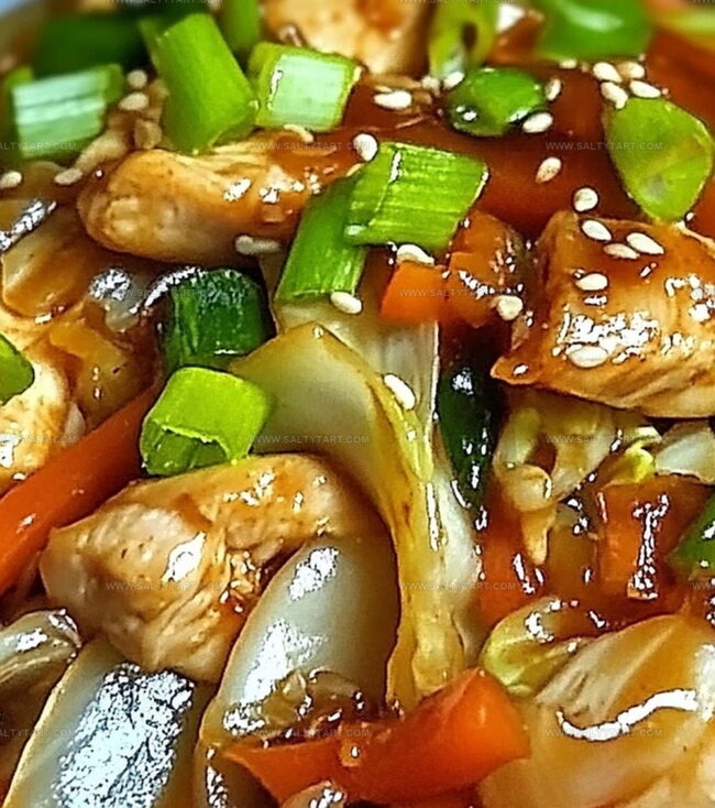 Chinese Chicken Cabbage Stir-Fry Quick And Savory Meal