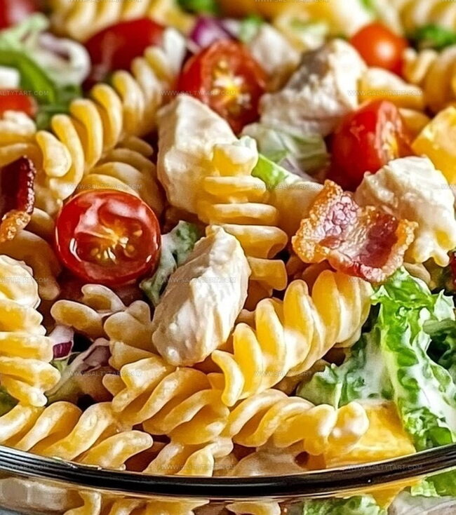 Club Sandwich Pasta Salad Blending Classic Tastes Delightfully