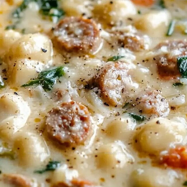 Creamy Parmesan Italian Sausage Soup Comfort