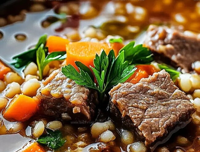 How to Make Beef Barley Soup