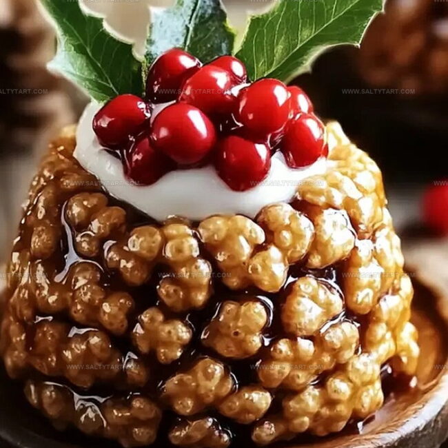 Why Rice Krispie Christmas Puddings Are So Fun
