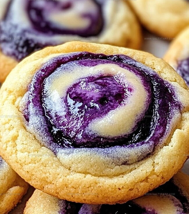 Blueberry Cheesecake Swirl Cookies Sweet And Tangy Treat