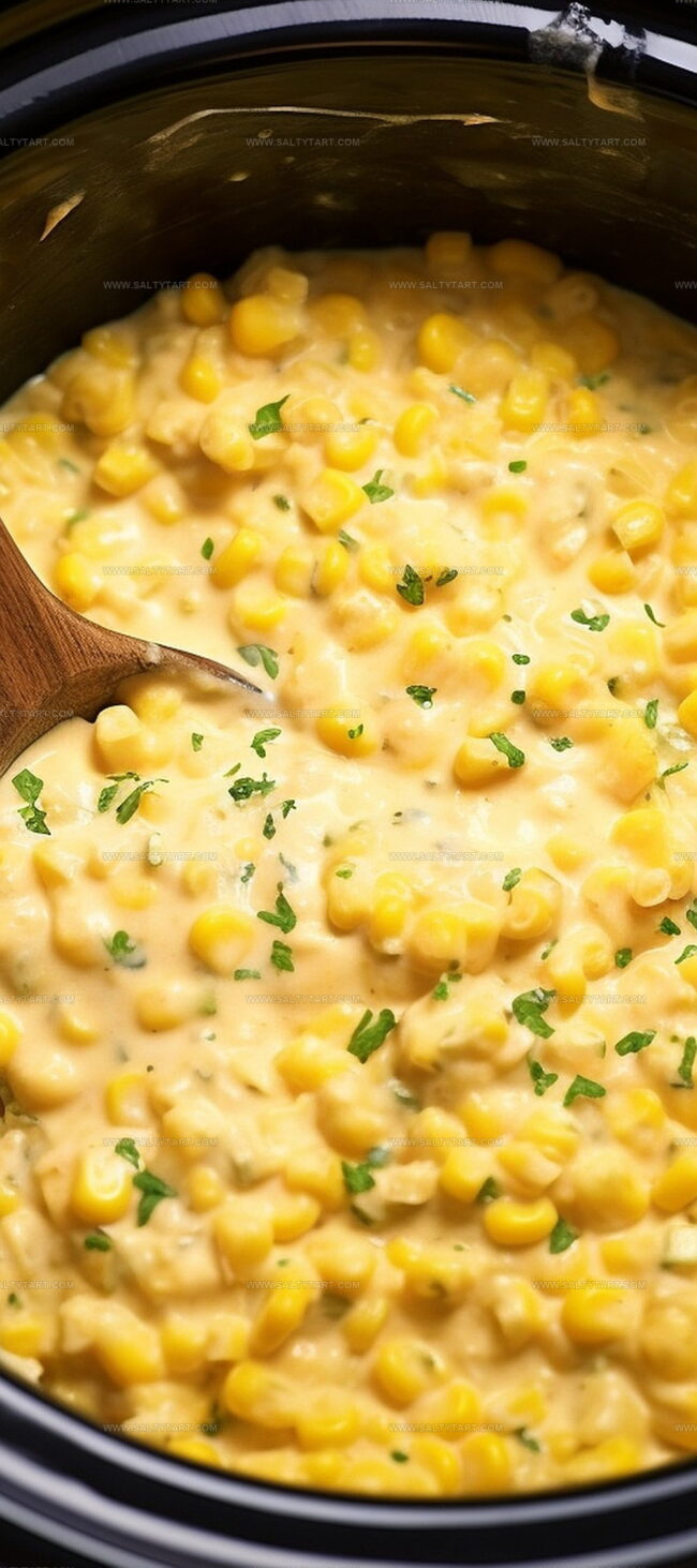 Ingredients for Slow Cooker Creamy Cheesy Corn