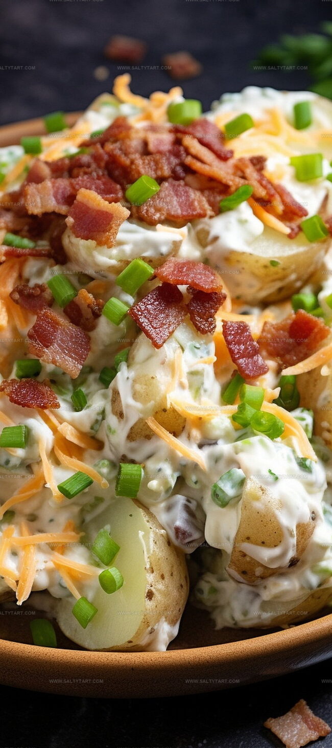 Ingredients for Loaded Baked Potato Salad