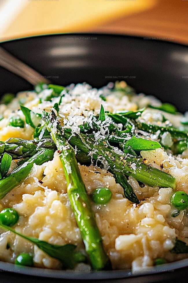 Variations for Spring Pea & Asparagus Risotto