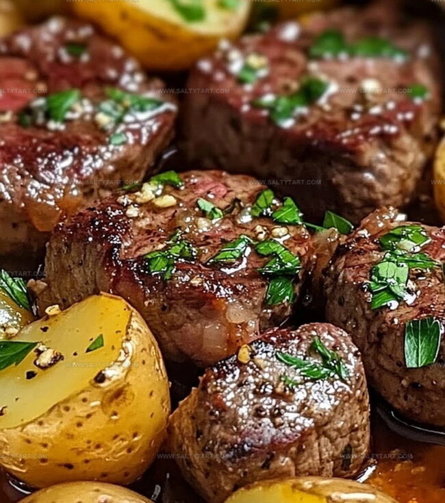 Garlic Steak And Potato Foil Packets Make Easy Dinner