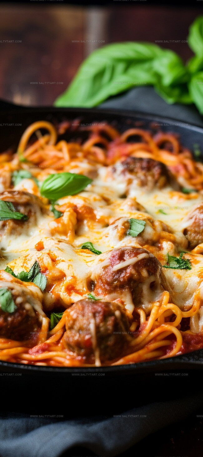 Ingredients for Baked Spaghetti & Meatballs