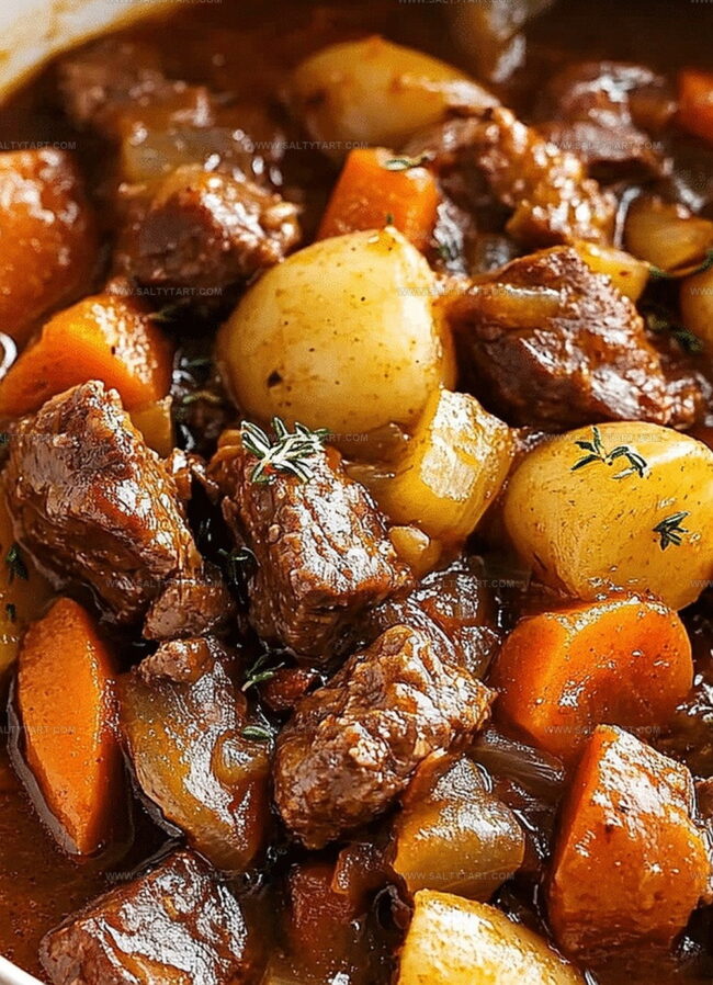 Tricks For Thick, Flavorful Old Fashioned Beef Stew