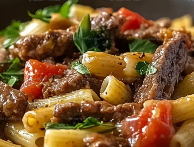 How to Prepare Philly Cheesesteak Pasta