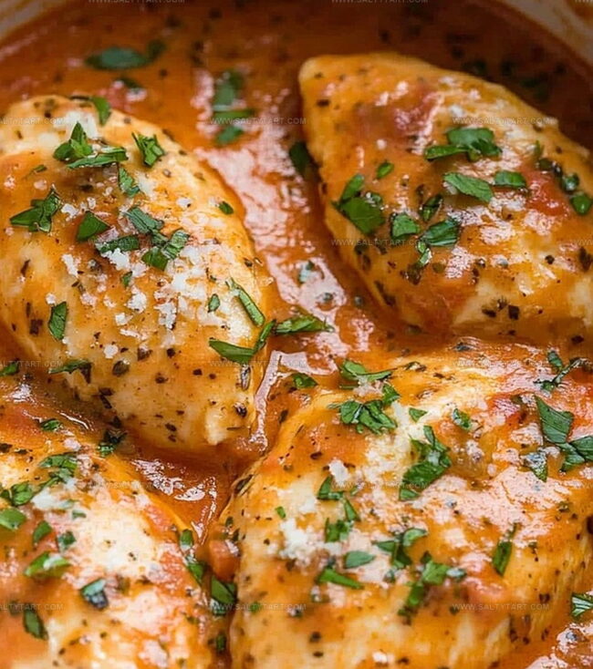 Slow Cooker Creamy Tomato Basil Chicken Breast That Delights