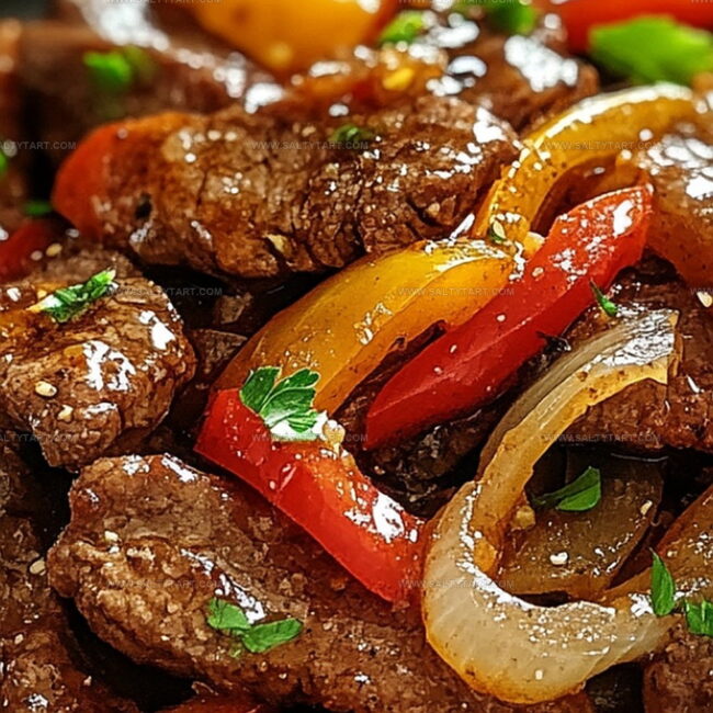 Pepper Steak with Bell Peppers Bursting With Flavor