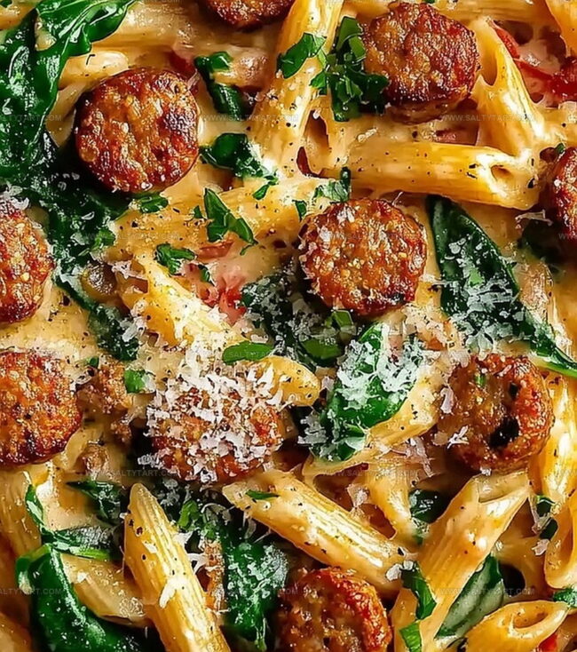 Creamy Cajun Sausage Pasta Bursting With Spice