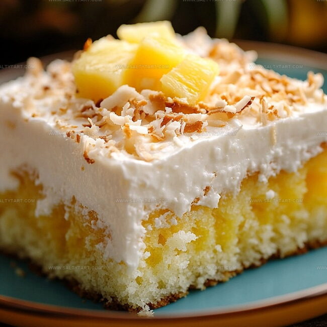 Hawaiian Pineapple Coconut Poke Cake Overview