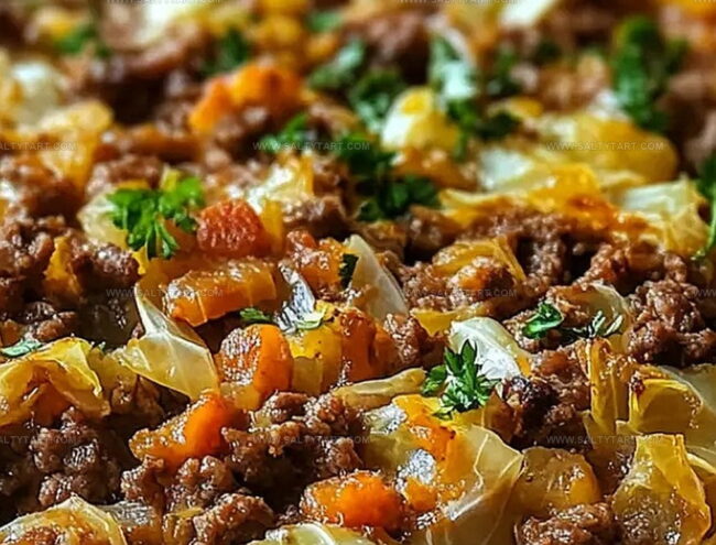 Notes for Baking Cabbage Beef Just Right