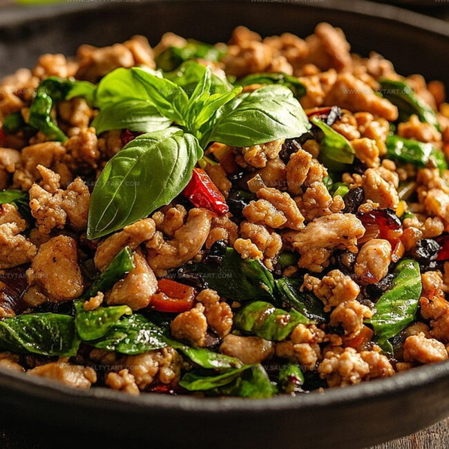 What Makes Ground Chicken & Holy Basil Stir Fry Great