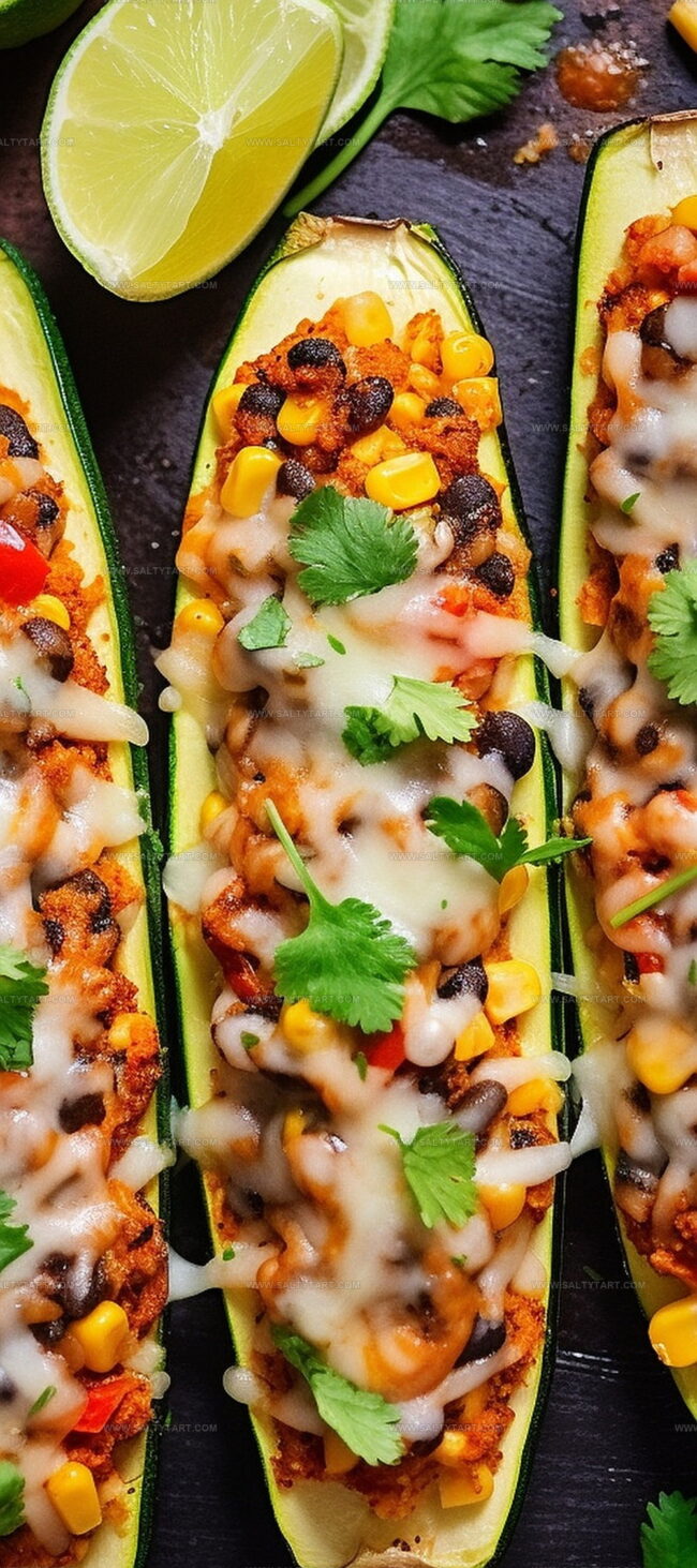 Fresh Ingredients for Mexican Zucchini Boats