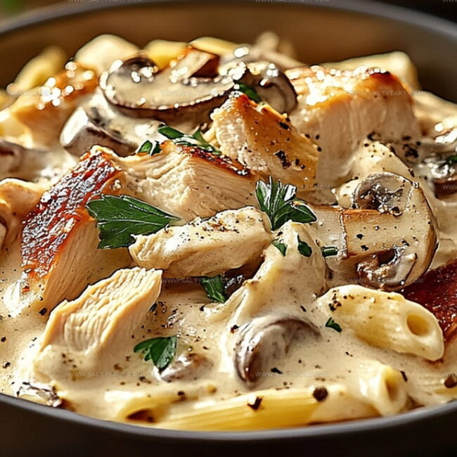 Creamy Chicken & Mushroom Pasta Overview