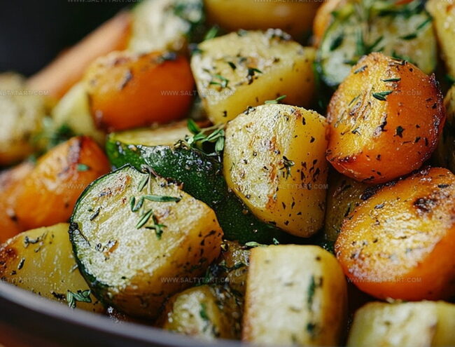 How to Roast Garlic Herb Potatoes, Carrots, and Zucchini