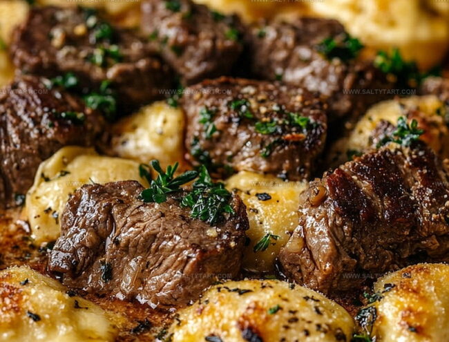 How to Cook One-Skillet Garlic Butter Steak Ravioli