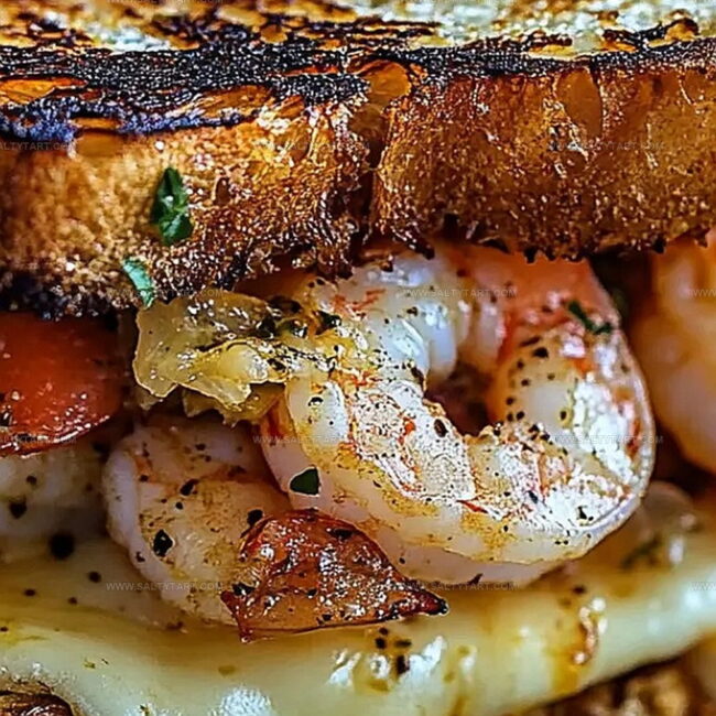 Ultimate Shrimp Grilled Cheese with Garlic Bread Breakdown