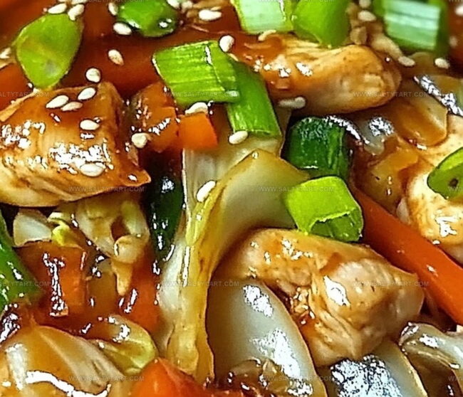 Stepwise Instructions For Chinese Chicken Cabbage Stir-Fry