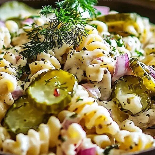 Why Dill Pickle Pasta Salad Is a Summer Hit