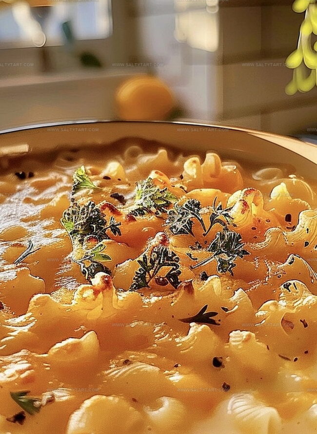 Variations on Mac and Cheese Soup
