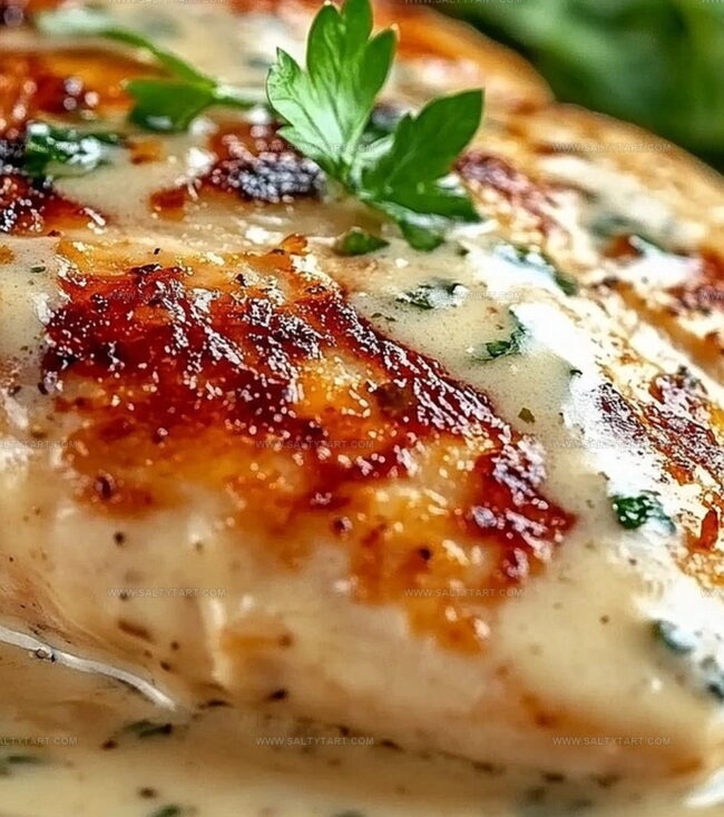 Chicken With Boursin Sauce And Garlic Herb Bliss