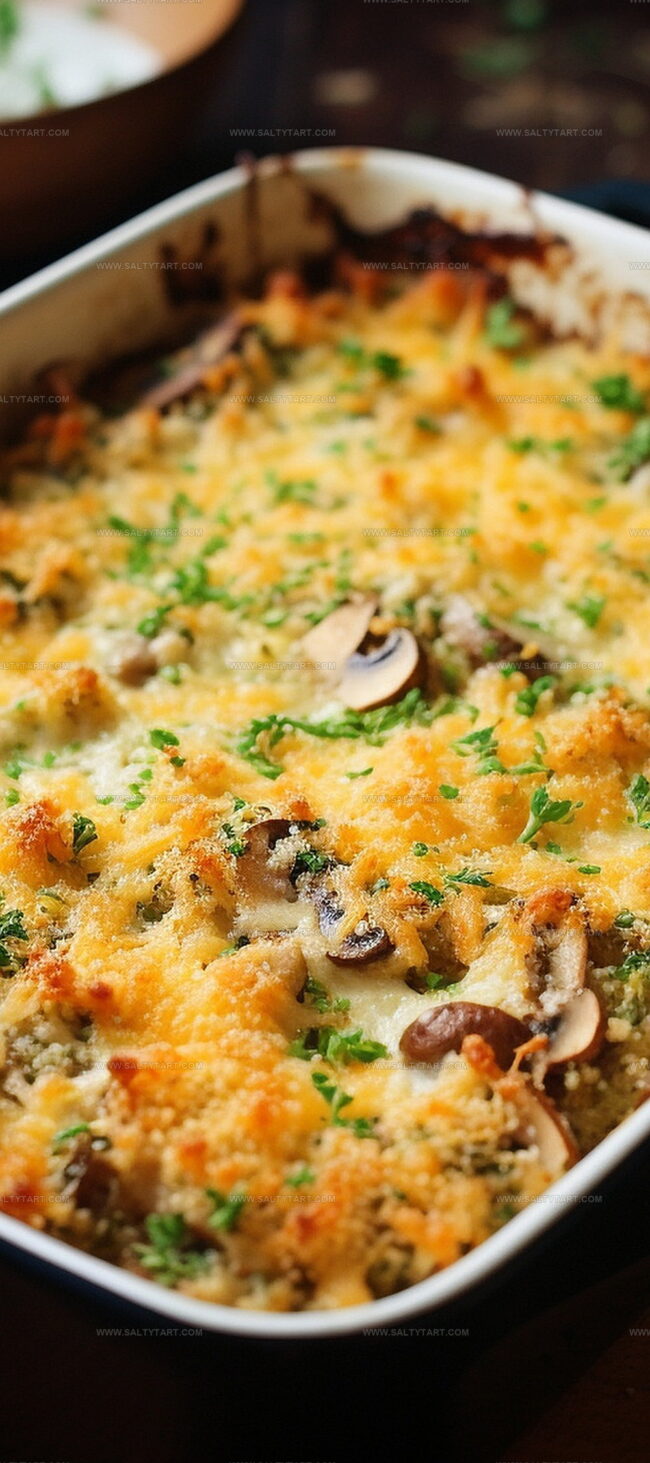 Ingredients for Stuffed Mushroom Casserole