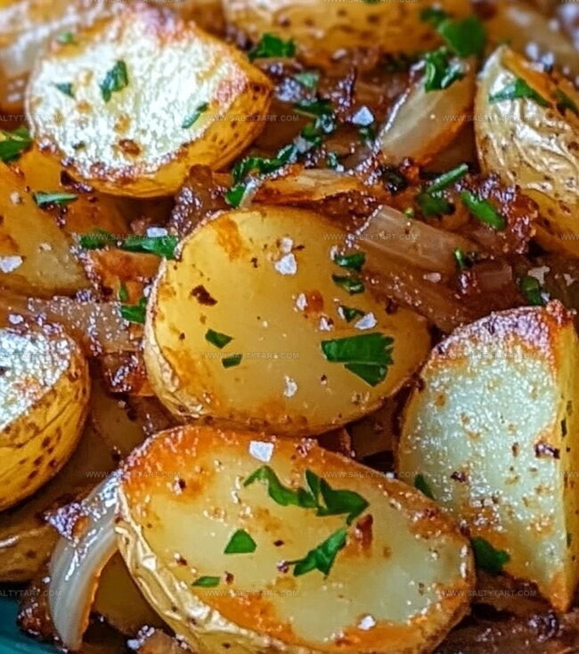 Oven-Fried Potatoes And Onions Crispy Comfort Food