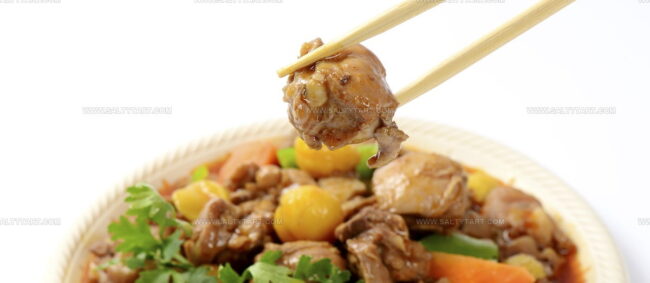 Stir-Fried Spring Chicken With Chestnuts (Lizi Chao Ziji)