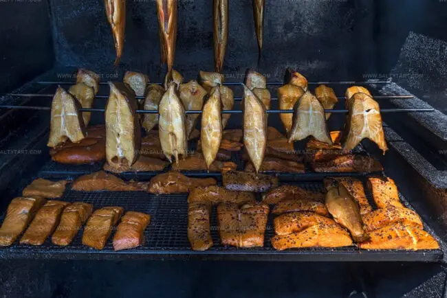 How Are Smoked Fish and Pickled Items Used in Northern German Meals?