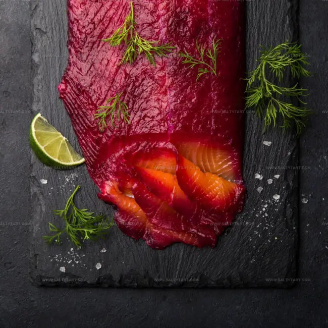 Beetroot Salmon (Rdbetgravet Laks)