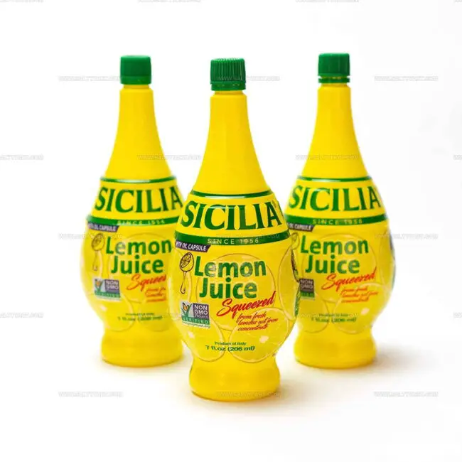 White Wine And Lemon Juice